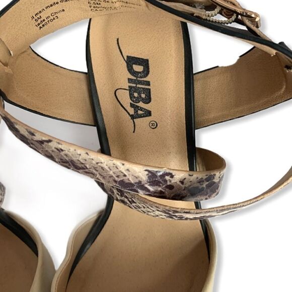 DIBA Snake Print Heels - Picture 4 of 7